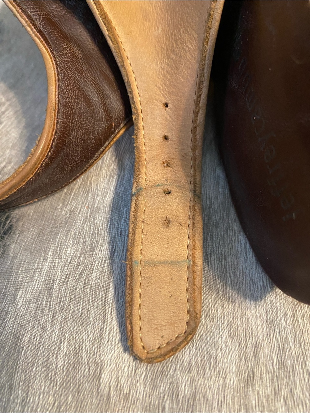 Jeffrey Campbell Tan Open-Toe Platform Clogs - Picture 8 of 12